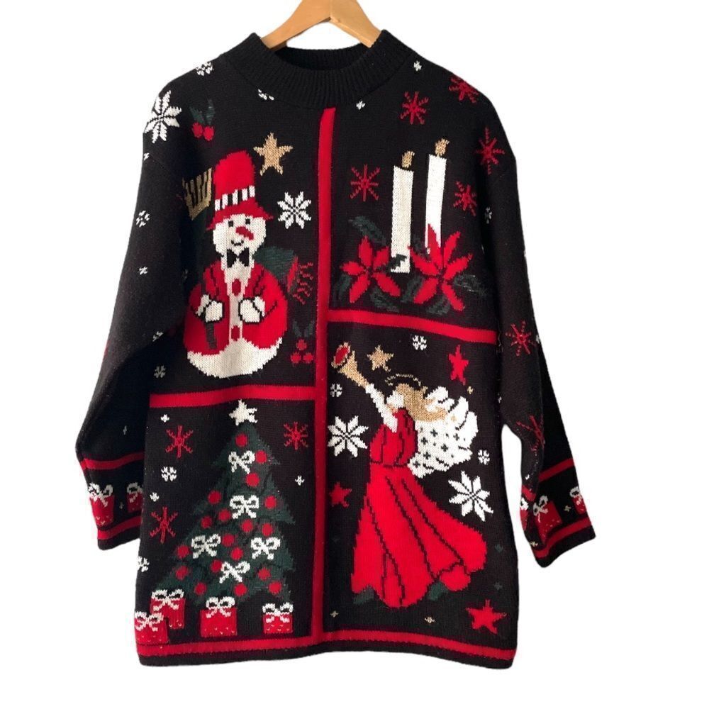 vintage Mathias ugly Christmas sweater size M